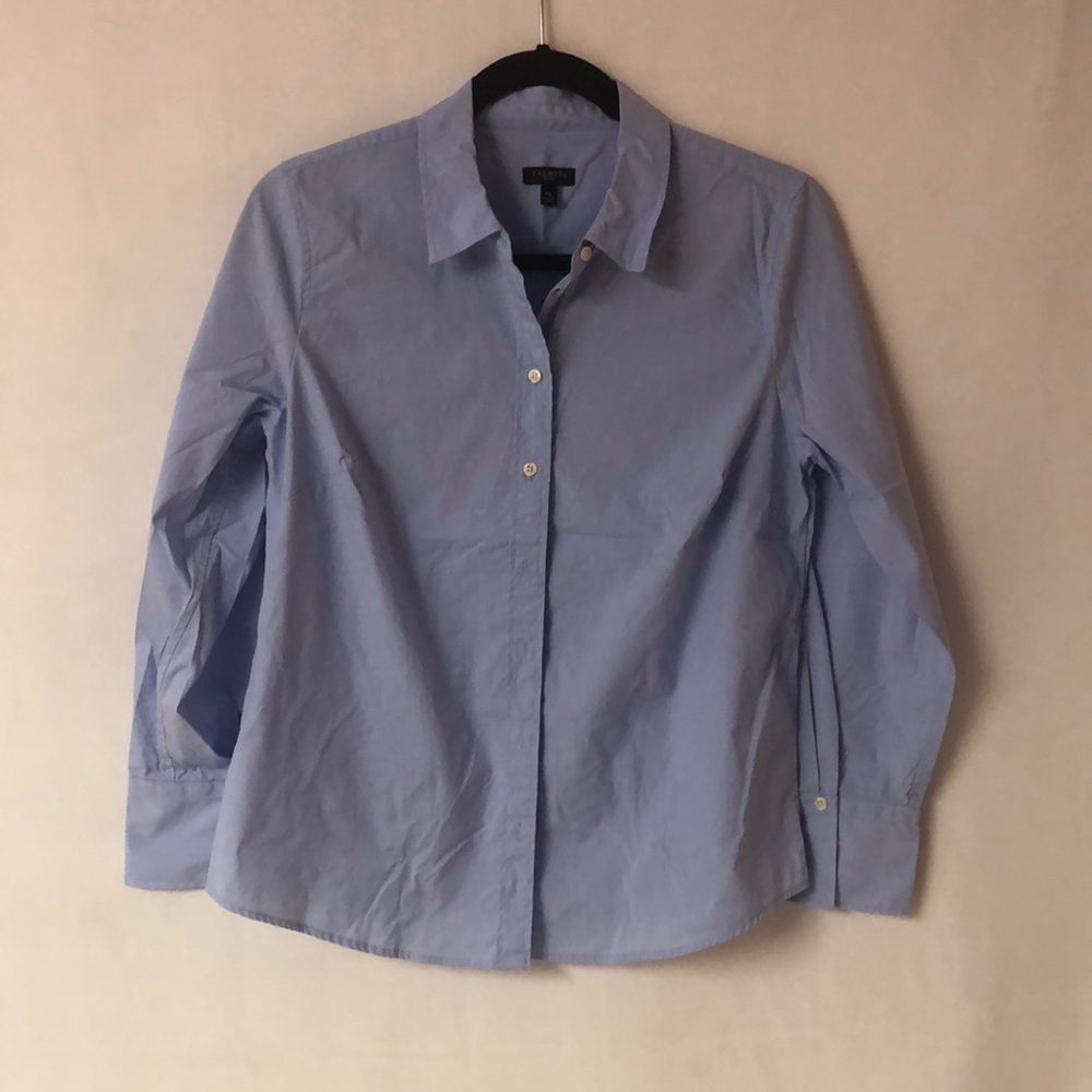 Talbots blue button down